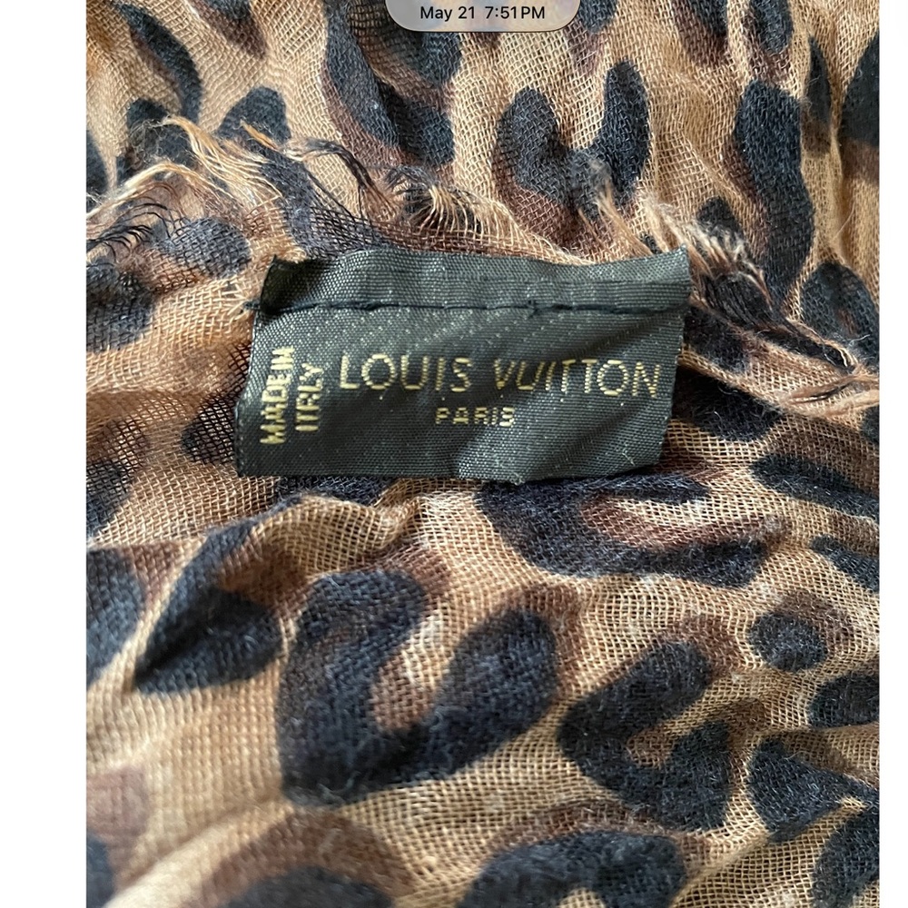 Louis Vuitton Stephen Sprouse Leopard Print scarf - Picture 8 of 8